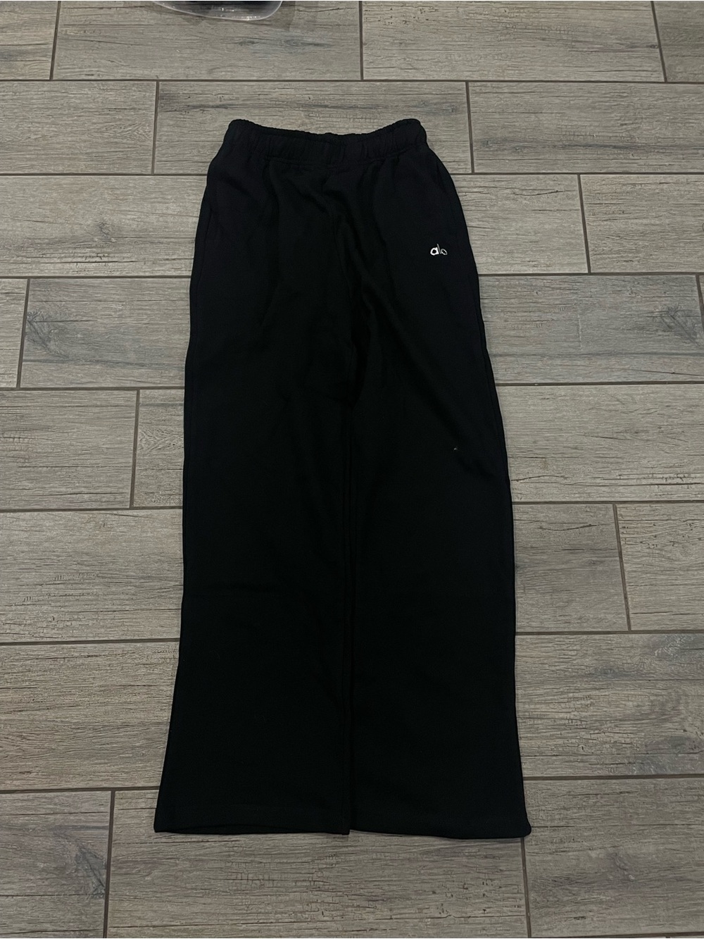 ALO Yoga Black Men's Straight Sweatpants